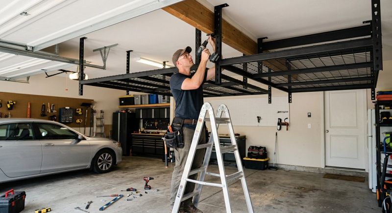 Garage Tool Rack Installation in Leesburg, VA